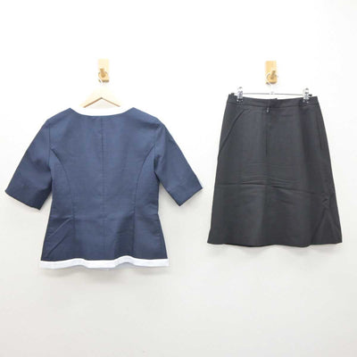 【中古】 事務服 女子制服 4点 (ブラウス・スカート) sf063193