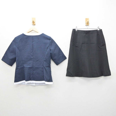 【中古】 事務服 女子制服 4点 (ブラウス・スカート) sf063194