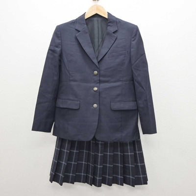 【中古】東京都 芝商業高等学校 女子制服 3点 (ブレザー・スカート) sf063202