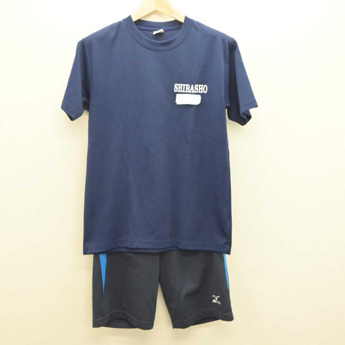 【中古】東京都 芝商業高等学校 女子制服 2点 (体操服 上・体操服 下) sf063206