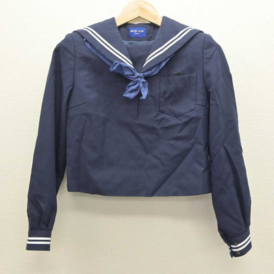 【中古】山口県 右田中学校 女子制服 3点 (セーラー服・スカート) sf063213