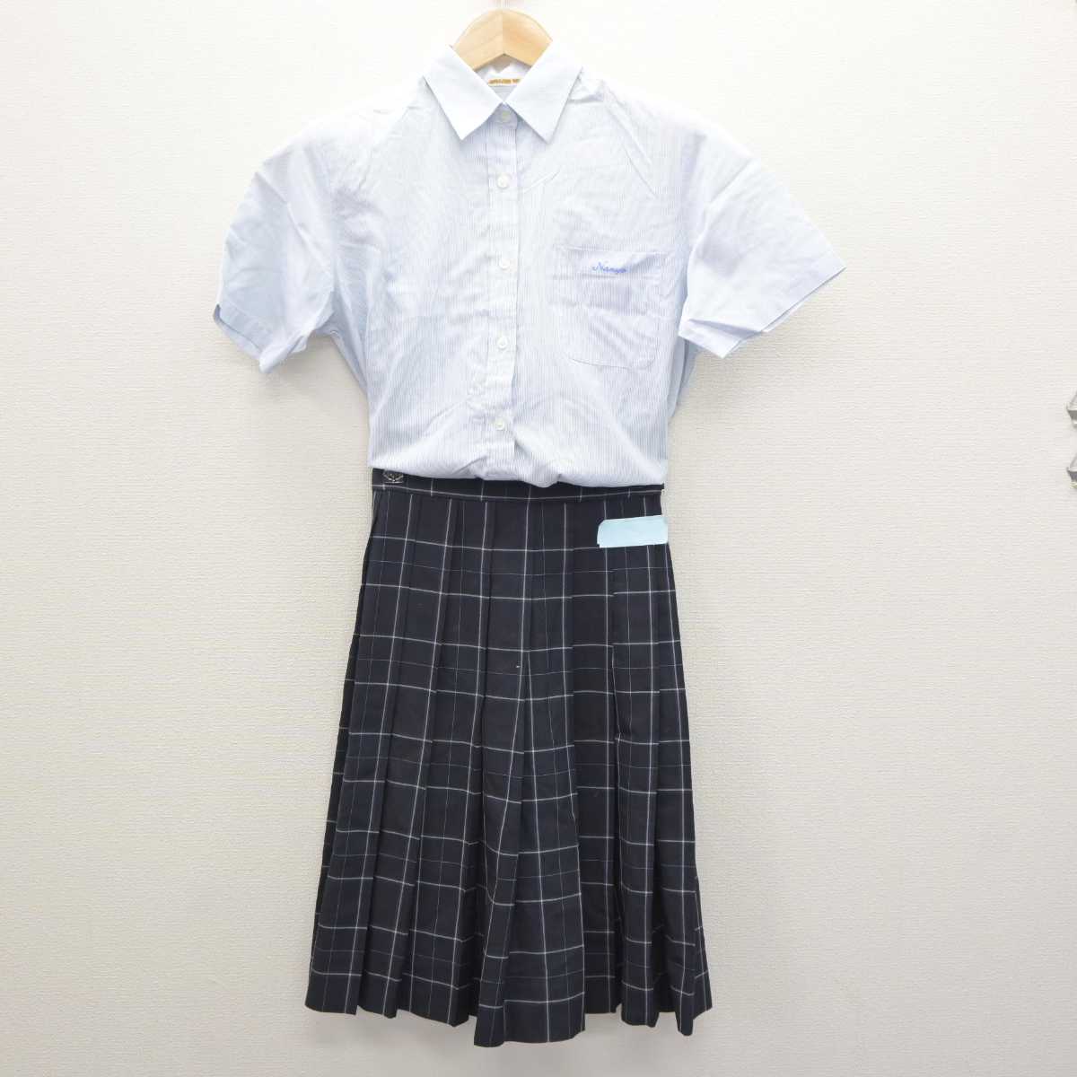 【中古】京都府 南陽高等学校 女子制服 3点 (シャツ・シャツ・スカート) sf063219