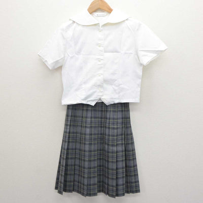 【中古】栃木県 宇都宮文星女子高等学校 女子制服 2点 (ブラウス・スカート) sf063224