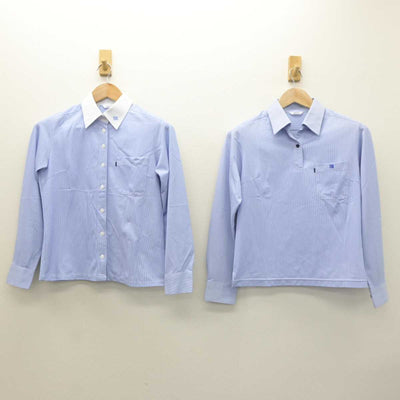 【中古】福岡県 若松商業高等学校 女子制服 2点 (シャツ・シャツ) sf063230