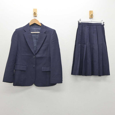 【中古】大阪府 市岡高等学校 女子制服 2点 (ブレザー・スカート) sf063234