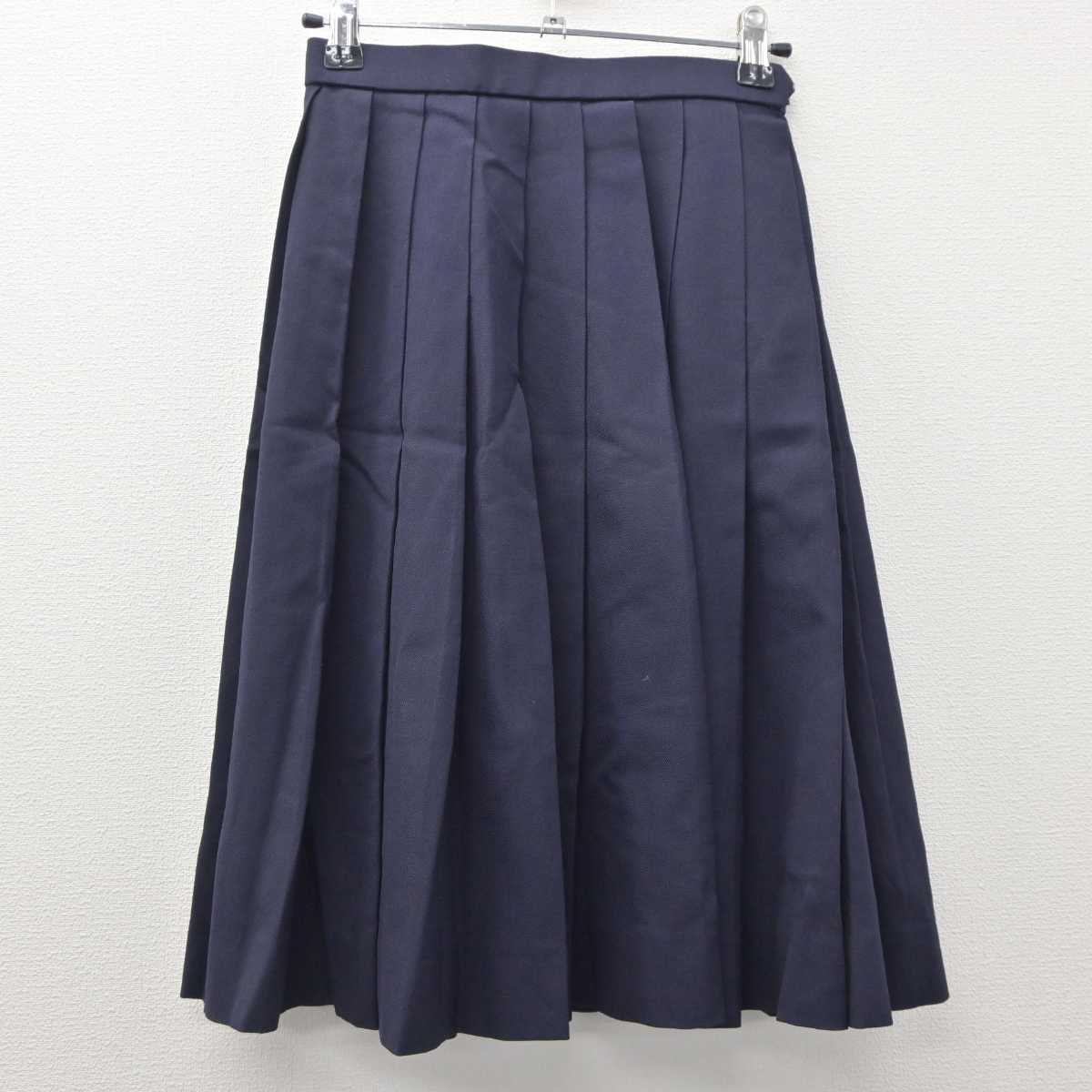 【中古】大阪府 市岡高等学校 女子制服 2点 (ブレザー・スカート) sf063234