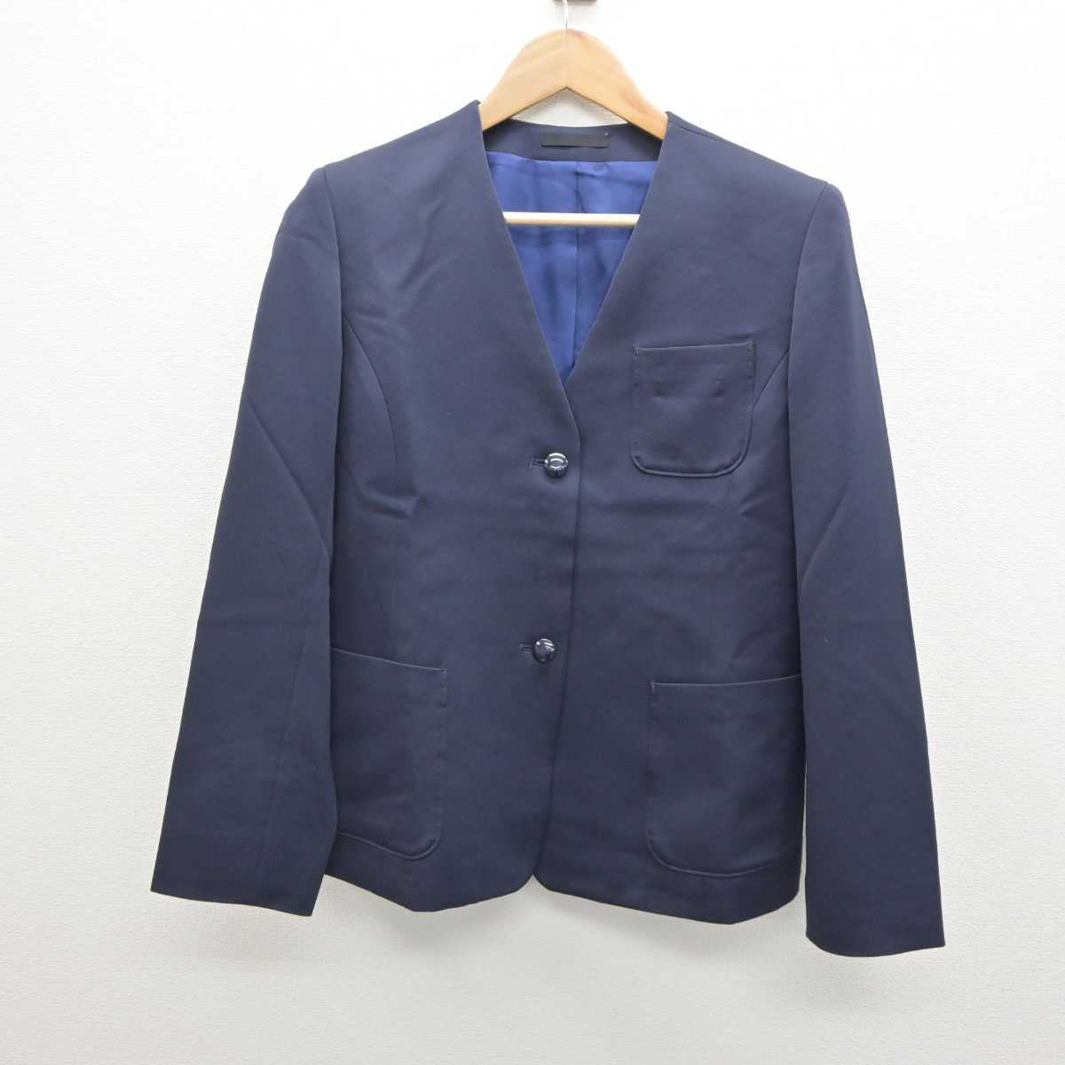 【中古】滋賀県 守山市立守山中学校 女子制服 3点 (ブレザー・スカート) sf063238