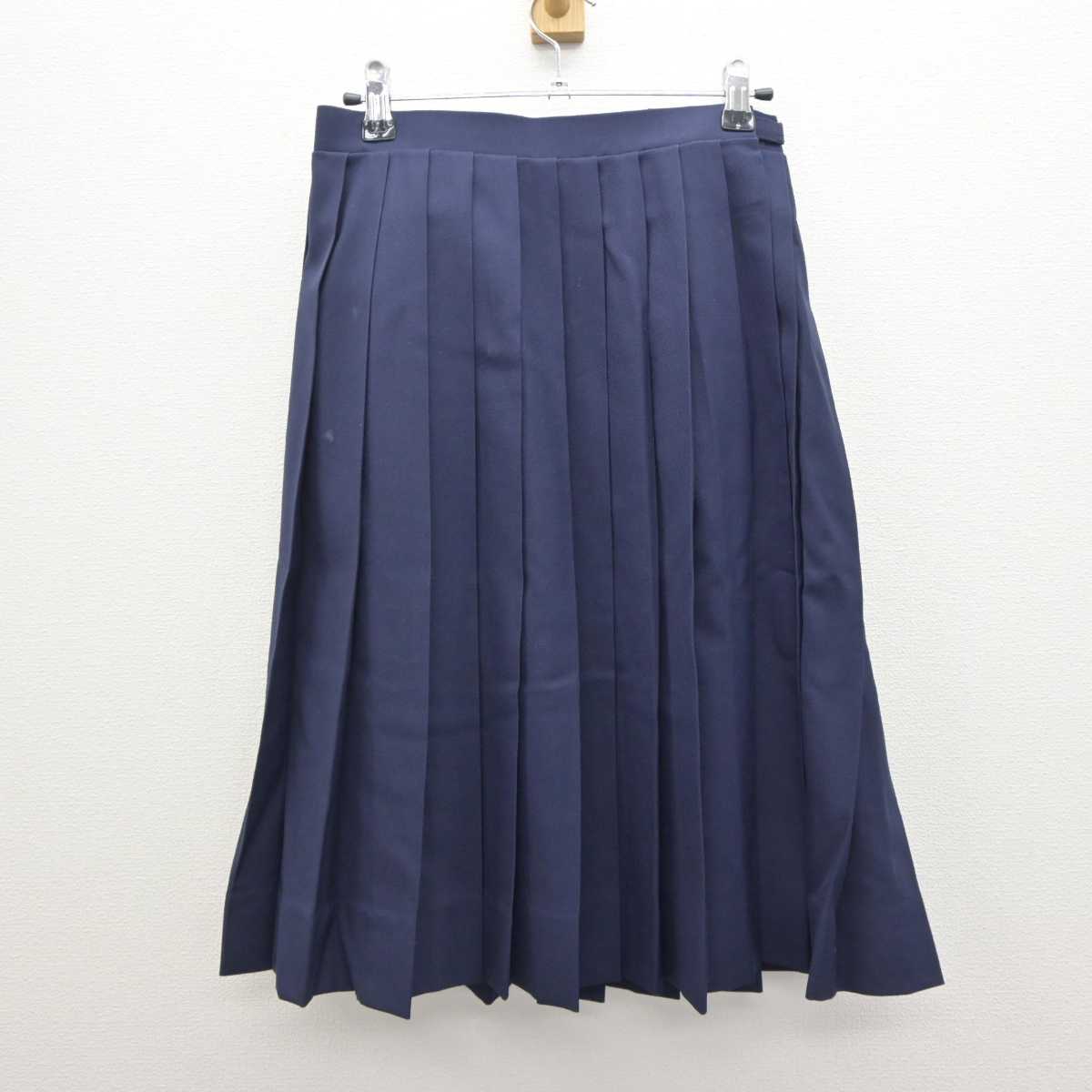 【中古】千葉県 松戸市立第四中学校 女子制服 5点 (ブレザー・ベスト・シャツ・スカート) sf063242