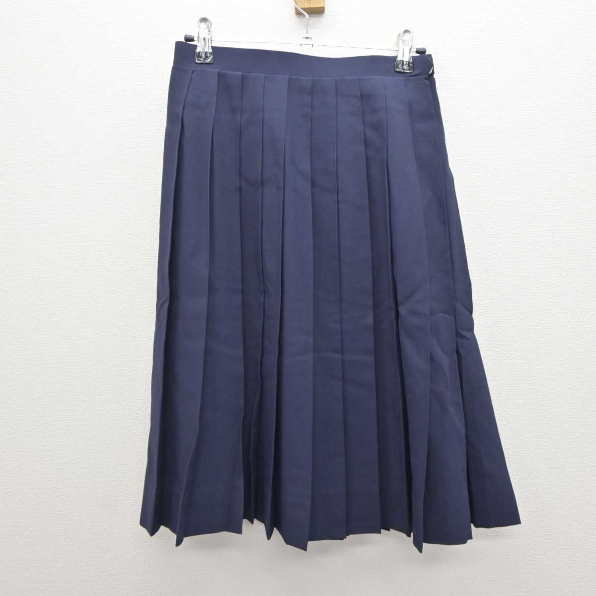 【中古】千葉県 松戸市立第四中学校 女子制服 2点 (シャツ・スカート) sf063243