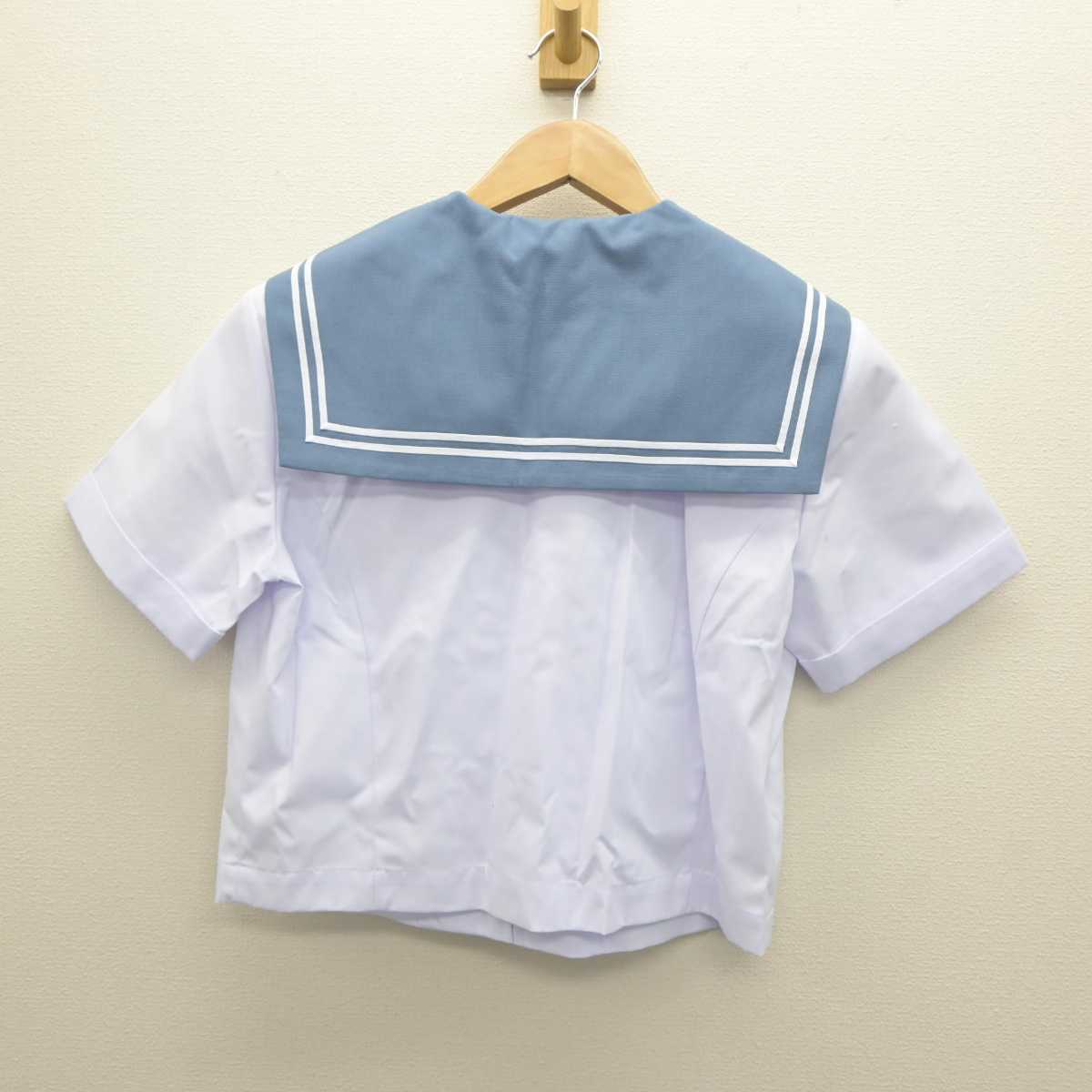 【中古】大分県 鶴崎高等学校 女子制服 2点 (セーラー服・スカート) sf063245