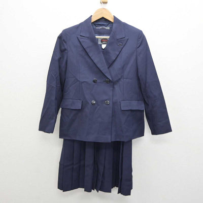 【中古】神奈川県 横浜平沼高等学校 女子制服 2点 (ブレザー・ジャンパースカート) sf063247