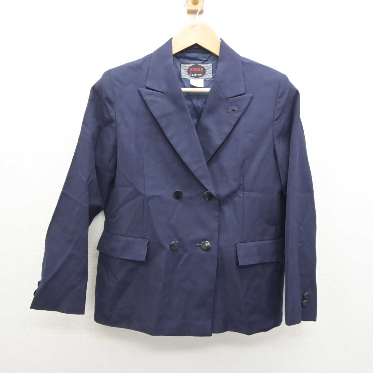 【中古】神奈川県 横浜平沼高等学校 女子制服 2点 (ブレザー・ジャンパースカート) sf063247