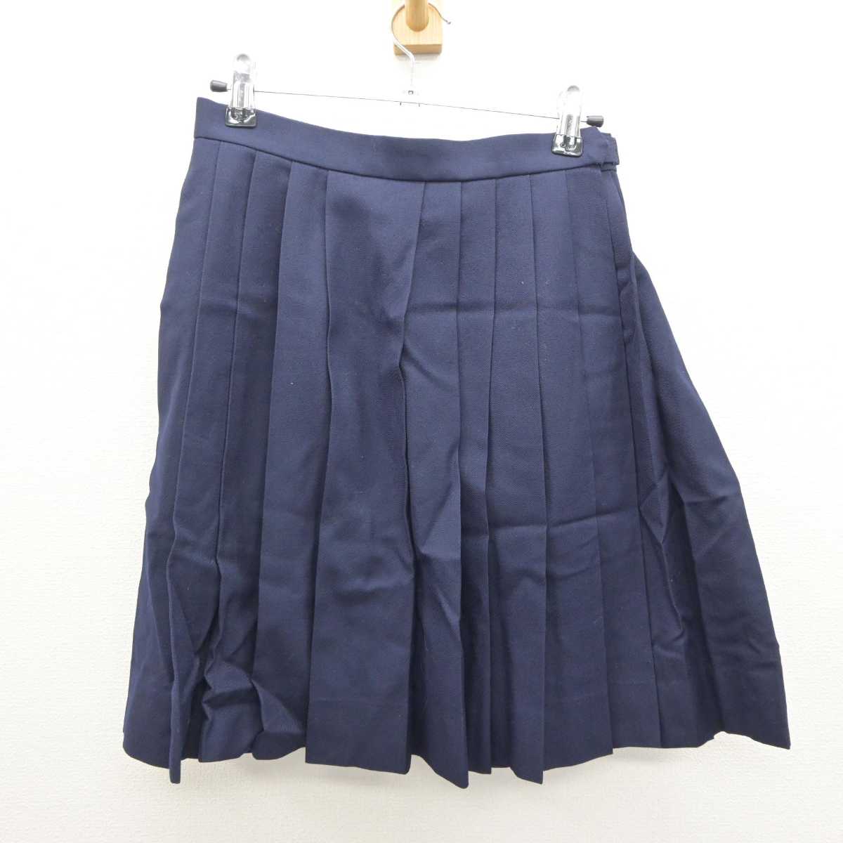 【中古】神奈川県 横浜平沼高等学校 女子制服 2点 (シャツ・スカート) sf063248