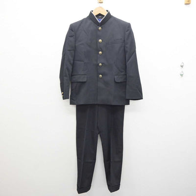 【中古】神奈川県 鶴嶺中学校 男子制服 2点 (学ラン・ズボン) sf063250