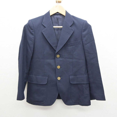 【中古】兵庫県 舞子中学校 男子制服 3点 (ブレザー・シャツ・ズボン) sf063251