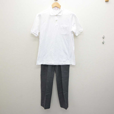 【中古】兵庫県 舞子中学校 男子制服 3点 (シャツ・ズボン) sf063254