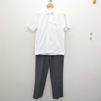 【中古】兵庫県 舞子中学校 男子制服 2点 (シャツ・ズボン) sf063255