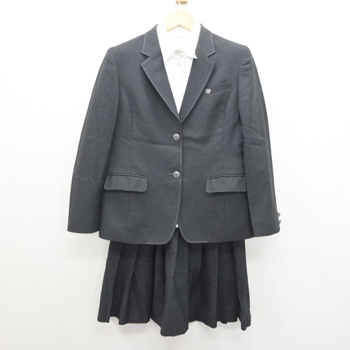 【中古】兵庫県 須磨ノ浦高等学校 女子制服 3点 (ブレザー・シャツ・スカート) sf063257