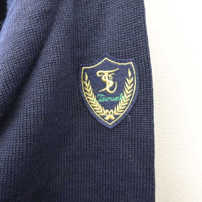 【中古】大分県 大分鶴崎高等学校 女子制服 2点 (セーラー服・ニット) sf063261