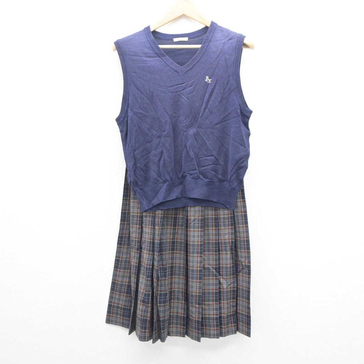 中古】東京都 足立区立第十中学校 女子制服 3点 (ブレザー・ニットベスト・スカート) sf063276 | 中古制服通販パレイド