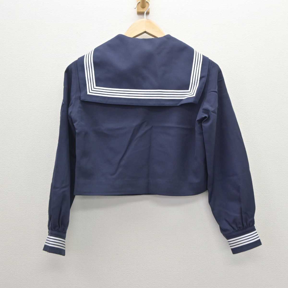 【中古】宮城県 常盤木学園高等学校 女子制服 3点 (セーラー服・スカート) sf063281