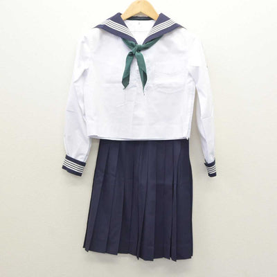 【中古】宮城県 常盤木学園高等学校 女子制服 3点 (セーラー服・スカート) sf063282