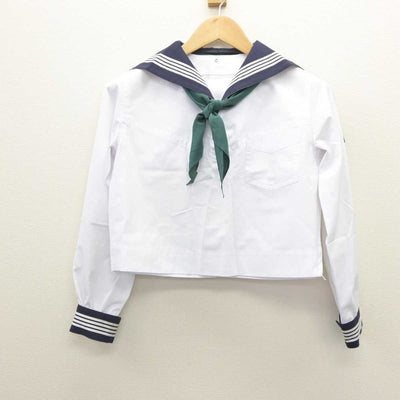 【中古】宮城県 常盤木学園高等学校 女子制服 3点 (セーラー服・スカート) sf063282