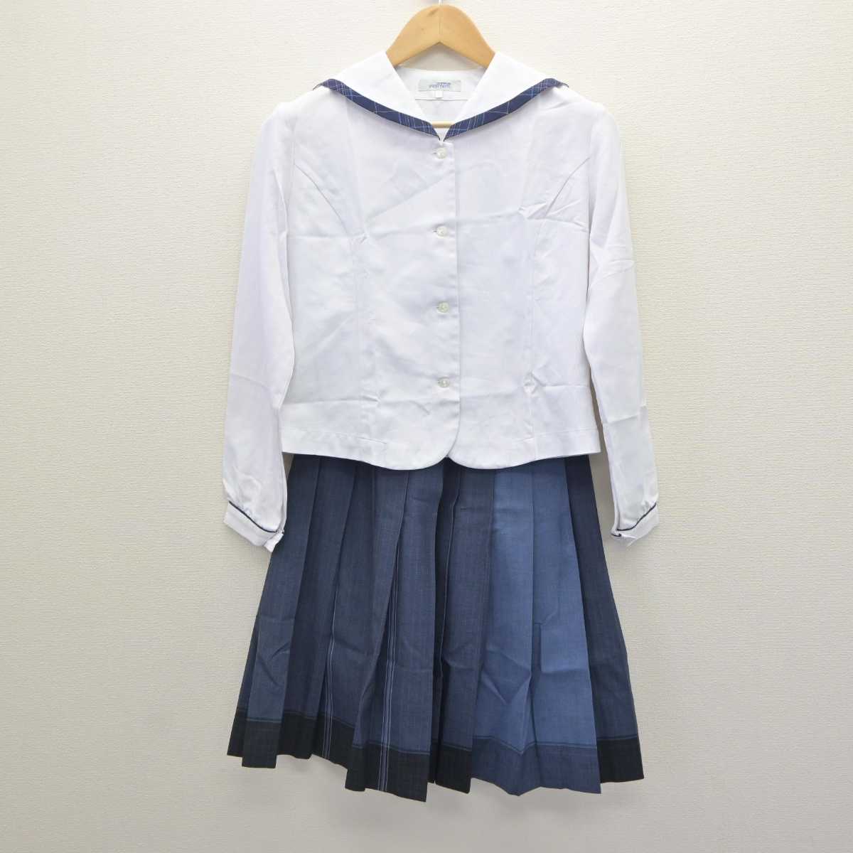 【中古】鹿児島県 樟南高等学校 女子制服 4点 (セーラー服・セーラー服・スカート) sf063285