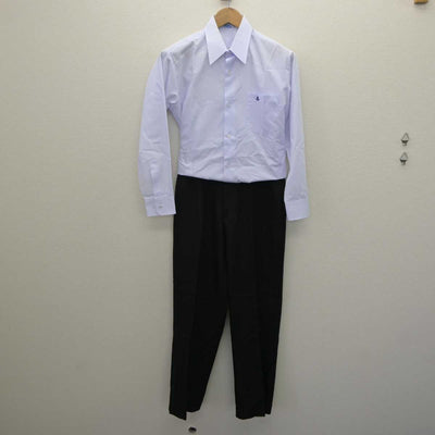 【中古】兵庫県 舞子高等学校 男子制服 3点 (学ラン・シャツ・ズボン) sf063290