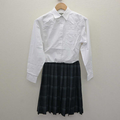 【中古】東京都 飛鳥高等学校 女子制服 4点 (ブレザー・シャツ・スカート) sf063292