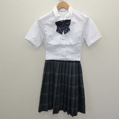 【中古】東京都 飛鳥高等学校 女子制服 5点 (シャツ・スカート) sf063293