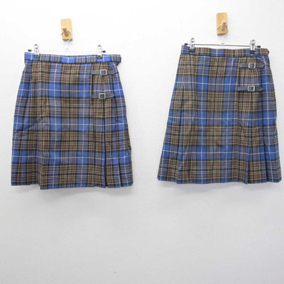 【中古】岡山県 岡山学芸館高等学校 女子制服 3点 (ブレザー・スカート) sf063303