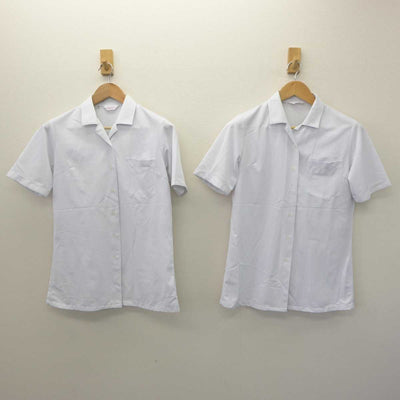 【中古】山口県 田布施中学校 女子制服 3点 (シャツ・スカート) sf063305