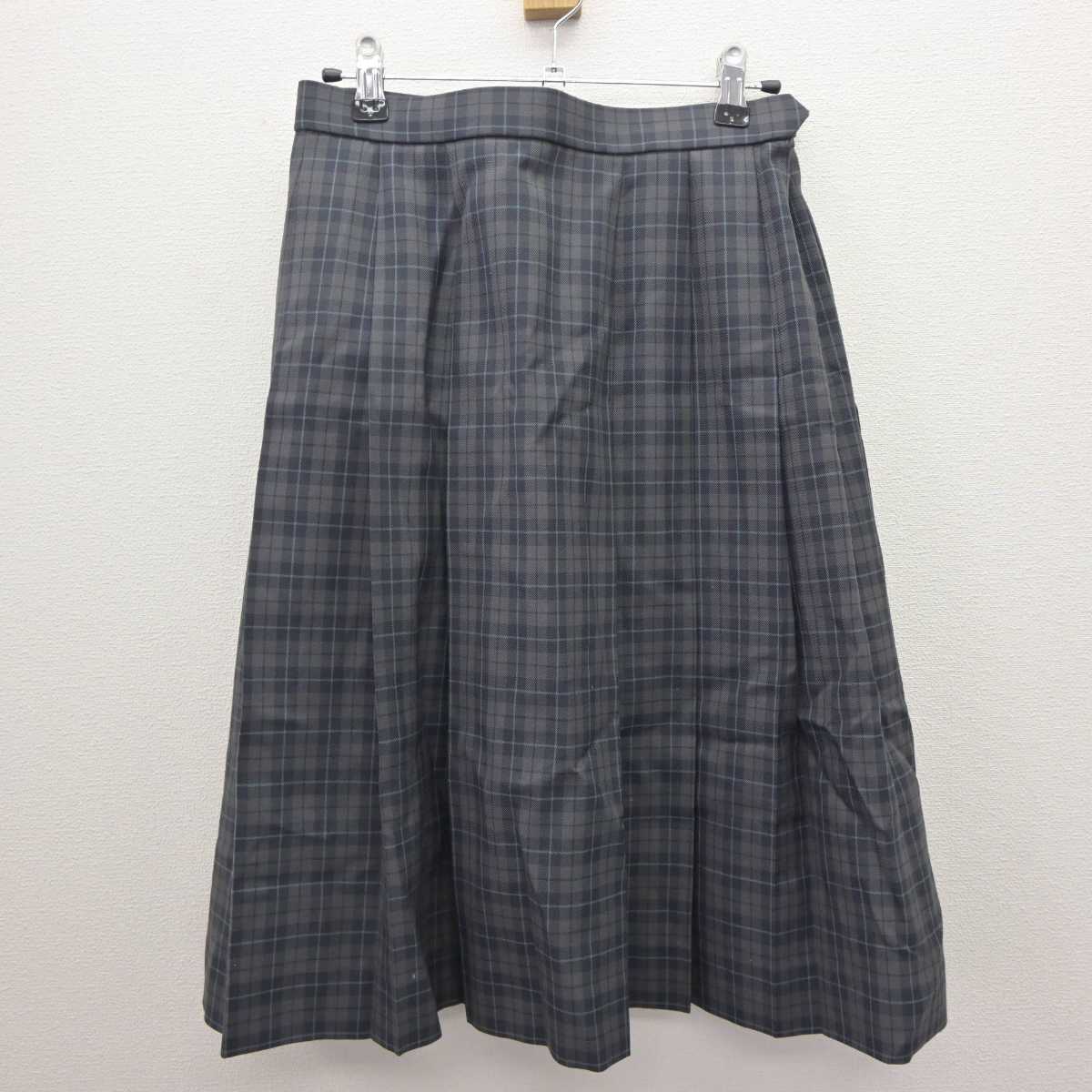 【中古】埼玉県 戸田市立戸田中学校 女子制服 2点 (スカート) sf063307