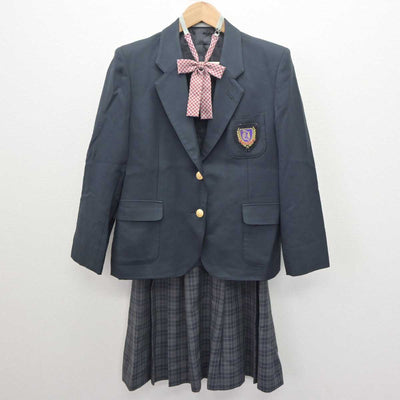 【中古】埼玉県 戸田市立戸田中学校 女子制服 3点 (ブレザー・スカート) sf063311