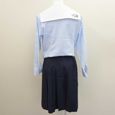 【中古】和歌山県 開智高等学校 女子制服 3点 (セーラー服・スカート) sf063315