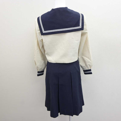 【中古】和歌山県 開智高等学校 女子制服 3点 (セーラー服・スカート) sf063316