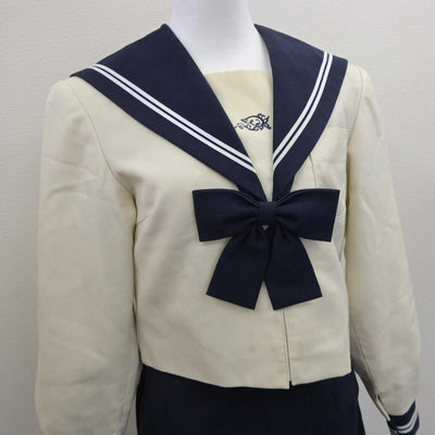 【中古】和歌山県 開智高等学校 女子制服 3点 (セーラー服・スカート) sf063316