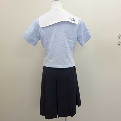 【中古】大阪府 開明中学校 女子制服 3点 (セーラー服・スカート) sf063319