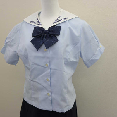 【中古】大阪府 開明中学校 女子制服 3点 (セーラー服・スカート) sf063319