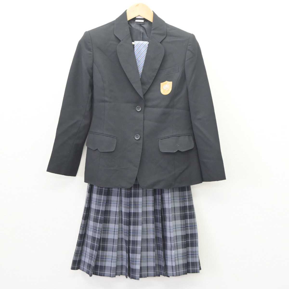 【中古】大阪府 咲くやこの花高等学校 女子制服 4点 (ブレザー・スカート) sf063323