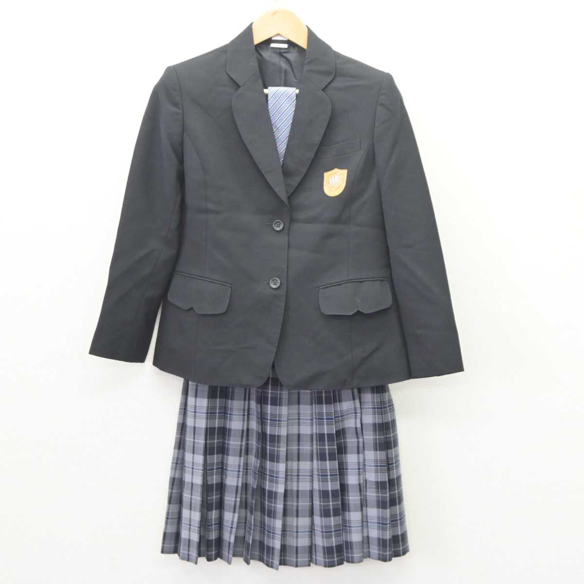 【中古】大阪府 咲くやこの花高等学校 女子制服 4点 (ブレザー・スカート) sf063323