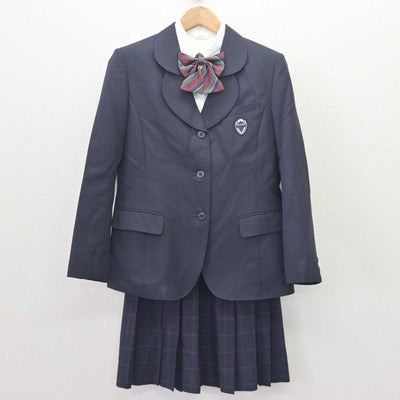 【中古】京都府 桂高等学校 女子制服 4点 (ブレザー・シャツ・スカート) sf063326