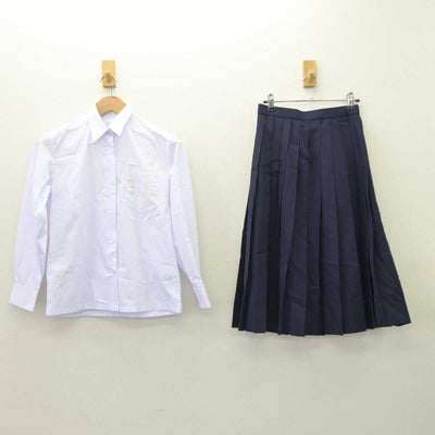 【中古】大阪府 大阪市立東中学校 女子制服 4点 (ブレザー・ベスト・シャツ・スカート) sf063330