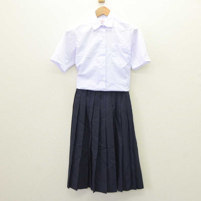 【中古】大阪府 大阪市立東中学校  女子制服 2点 (シャツ・スカート) sf063331