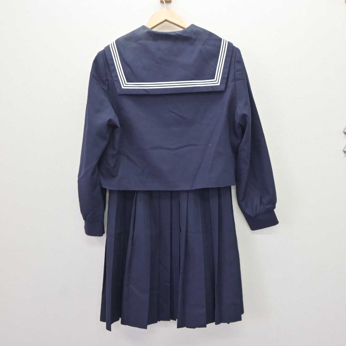 【中古】愛知県 一宮市立北部中学校 女子制服 2点 (セーラー服・スカート) sf063338