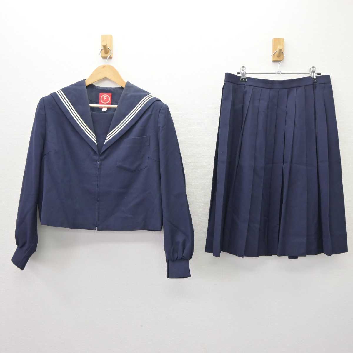 【中古】愛知県 一宮市立北部中学校 女子制服 2点 (セーラー服・スカート) sf063338