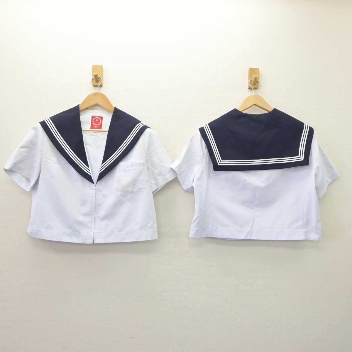 【中古】愛知県 一宮市立北部中学校 女子制服 3点 (セーラー服・スカート) sf063339