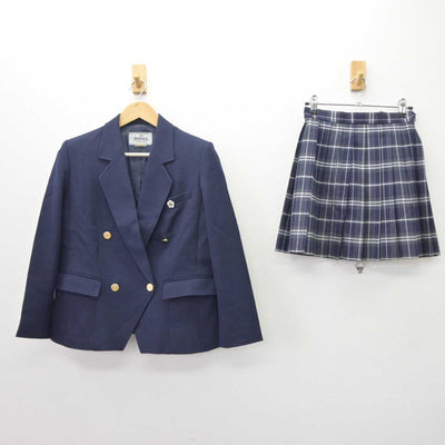 【中古】埼玉県 鴻巣女子高等学校 女子制服 3点 (ブレザー・スカート) sf063340