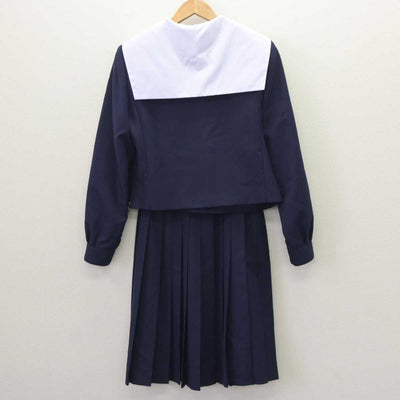 【中古】鳥取県 倉吉市立西中学校 女子制服 3点 (セーラー服・スカート) sf063347
